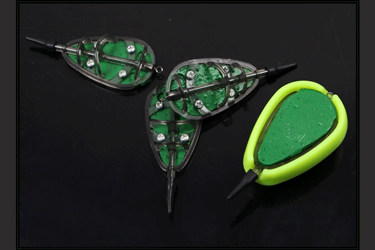 

By DHL 100sets Fish lure Quick Release Mould Fishing set Carp Terminal Tackle Feeders and Moulds 40g 50g Fishing Feeder