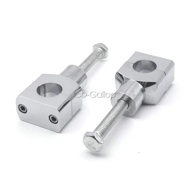 1" Motorcycle Shorty Chrome Handlebar Riser Clamp For Harley Dyna
