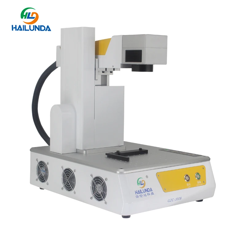 Automatic Laser Back Cover Separating Machine for Mobile Phone Fix Laser Marking Machine for Metal Logo DIY 20W 8W LCD Repair