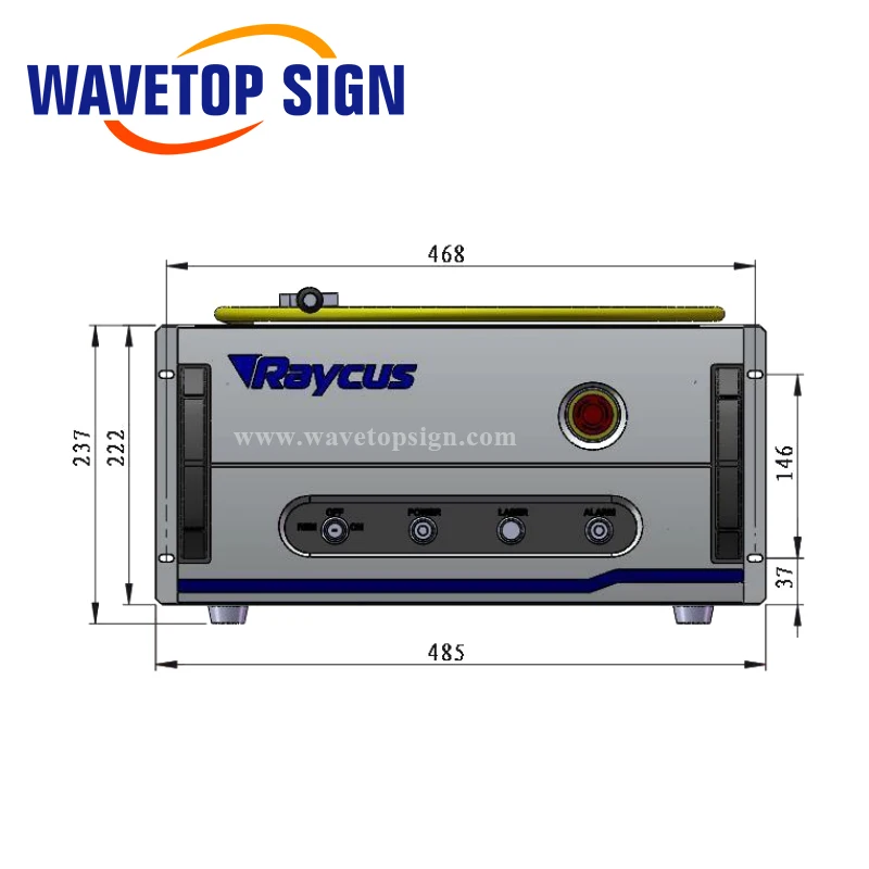 Raycus 500 Вт 750w 1000w одномодульная волоконные лазеры модуль 1064nm RFL C500 C750 C1000 для волокно