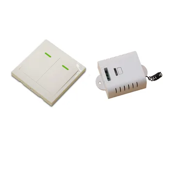 

Wireless Remote Control Switch AC85V 120V 250V 1CH Receiver Relay Wall Transmitter Wireless Radio Controller Switch 433.92Mhz