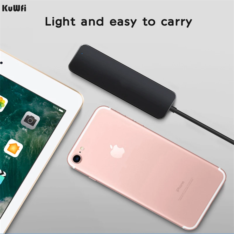 KuWFi USB Hub With 4 Ports Usb External Splitter With Micro Port Charging For Computer Accessories Imac Laptop USB Hub Adapter