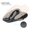 Delux-souris optique ergonomique filaire M910BU, 4000 DPI, 9 boutons, avec tapis de poignet, pour PC et ordinateur portable de jeu ► Photo 2/6