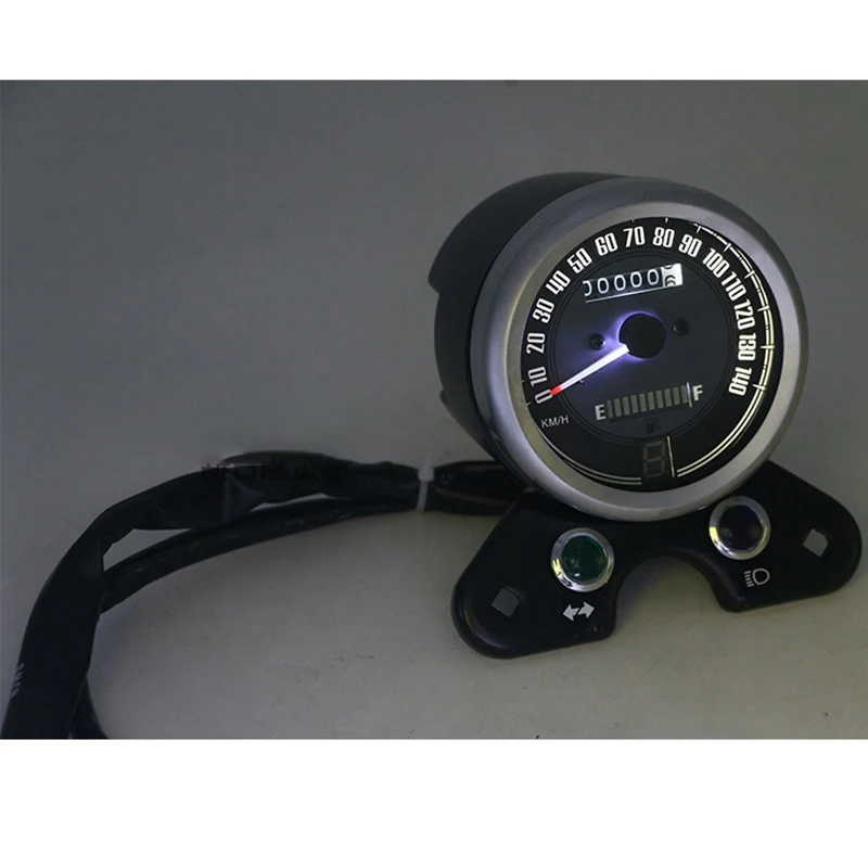 

Motorbike Odometer Tachometer Speedometer for Prince 150/125/250 Motor Meter with USB Port Fuel Level Moto LED Light Instrument