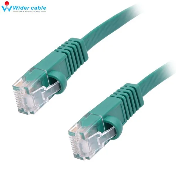 Snagless Green Flat Cable 5