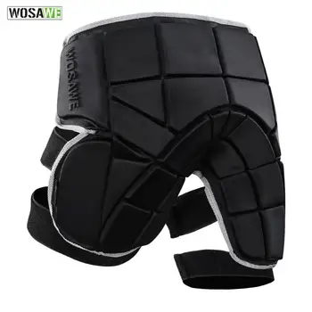 

WOSAWE Outdoor Sports Removable Protective Padded Shorts Skateboarding Shorts Adult Unisex Protective Hip Butt Pad Padded Shorts
