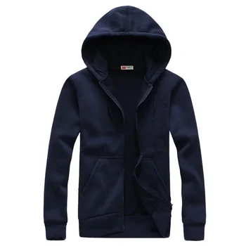 

Men's Fashion Long Sleeve Hip Hop Hoodie With a Hood Cardigan Lovers Sweatshirt Navy Blue Tute Sportive Uomo palace skateboards