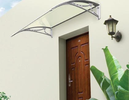 

DS80100, depth 80cm,width 100cm,easy to install door and window polycarbonate awning,front door polycarbonate awning