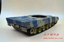 DIY 61 Light shock absorption Plastic Tank Chassis with Rubber Crawler belt Tracked Vehicle