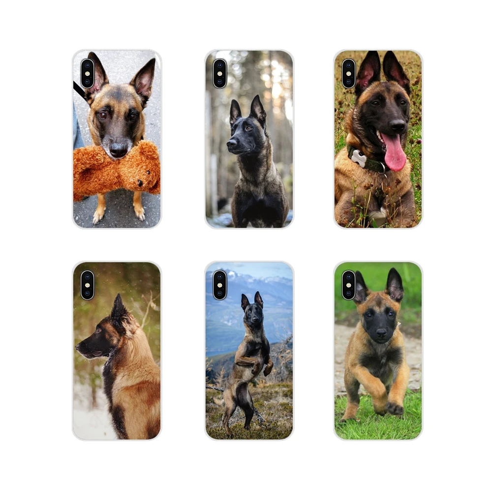 Силиконовый чехол для телефона Belgian Tervuren Malinois dog Apple iPhone X XR XS MAX 4 4S 5 5S 5C SE 6 6S 7 8 Plus ipod