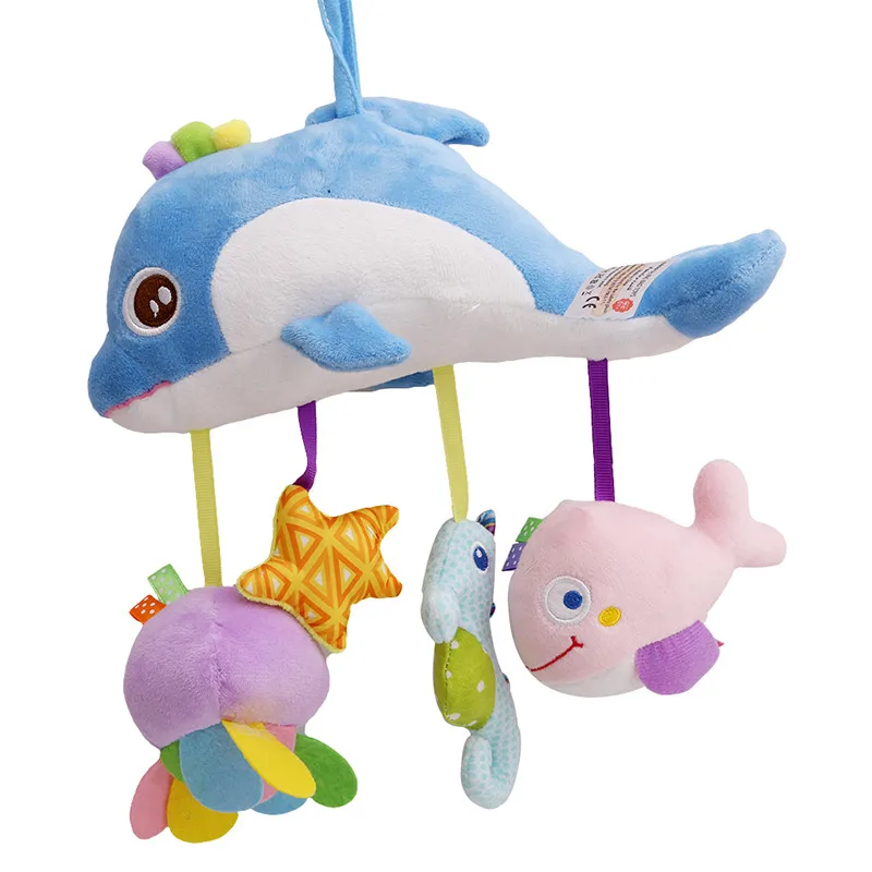 Baby Toys Owl Bird Cute Cartoon Animal Stuff Plush Doll Early Educational Toy Hanging Stroller Hanging Gift 889673