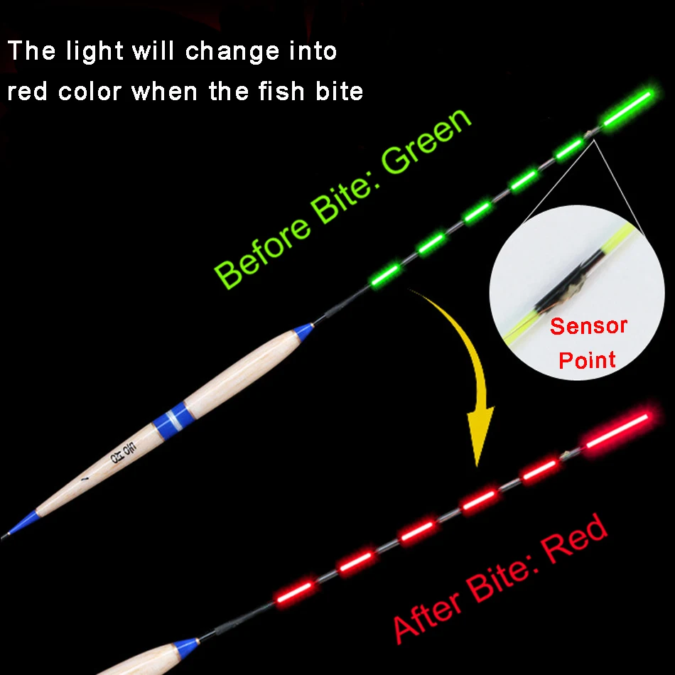 Умный поплавок с датчиком гравитации, ночной Световой поплавок для рыбалки, СВЕТОДИОДНЫЙ Электрический светящийся светильник, автоматически напоминающий поплавок для рыбалки
