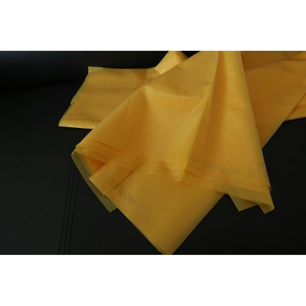 

165T 420Mesh 31UM Yellow 1Meter 100% high precision CMC screen printing mesh yellow higher quality made in Canada