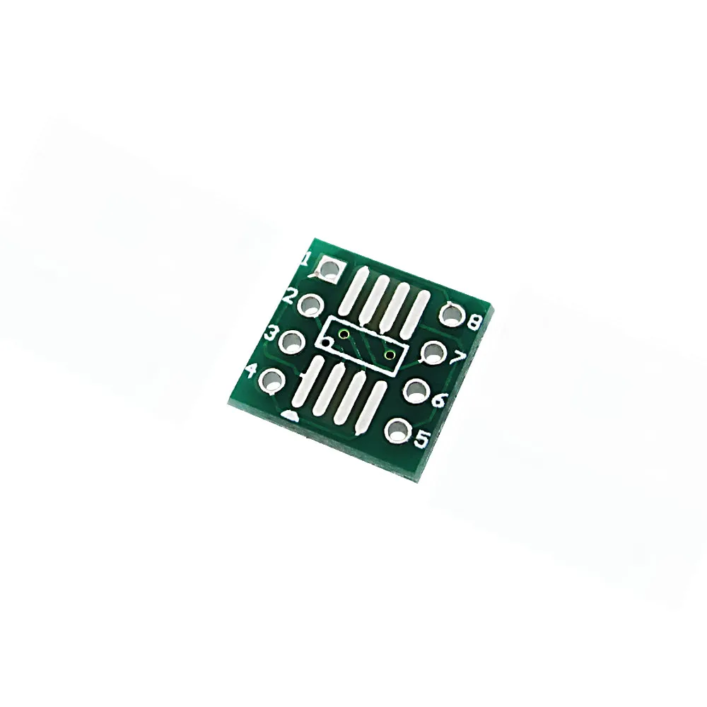 100 шт./лот SO8 MSOP8 SOIC8 TSSOP8 SOP8 Поворотный адаптер DIP8 IC плата адаптера печатная Детская