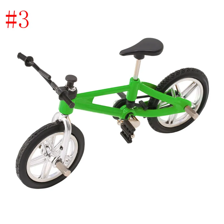 Мини Палец BMX велосипед Флик Трикс Finger Bikes игрушки BMX велосипед модель велосипеда гаджеты Новинка кляп игрушки для детей Подарки - Цвет: Зеленый