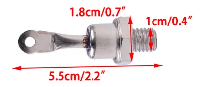 4 шт. 0," наружная резьба шпильки крепление силиконовый выпрямительный диод 1000V ZP-20A