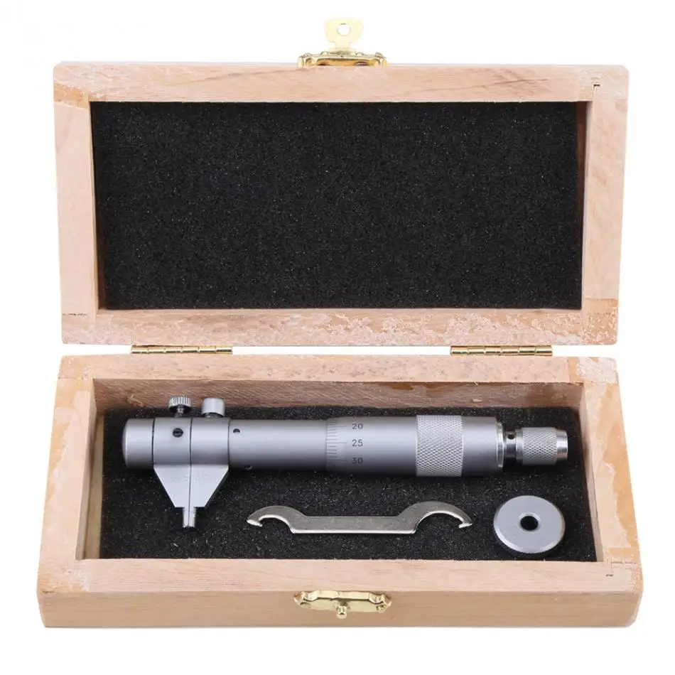 

Inside Micrometer Hole Bore Internal Diameter Gage Gauge 5-30mm Range 0.01mm Accuracy Measure Caliper Gauge