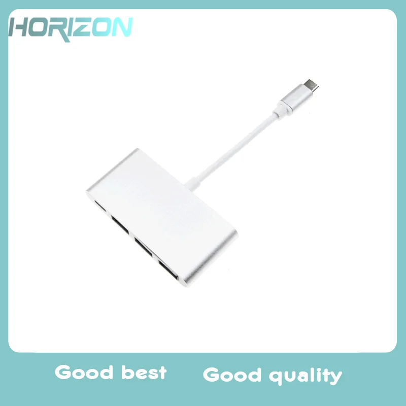 

USB 3.1 Type-C to 3 USB 3.0 HUB PD OTG Adapter Cable&USB-C Charg Port