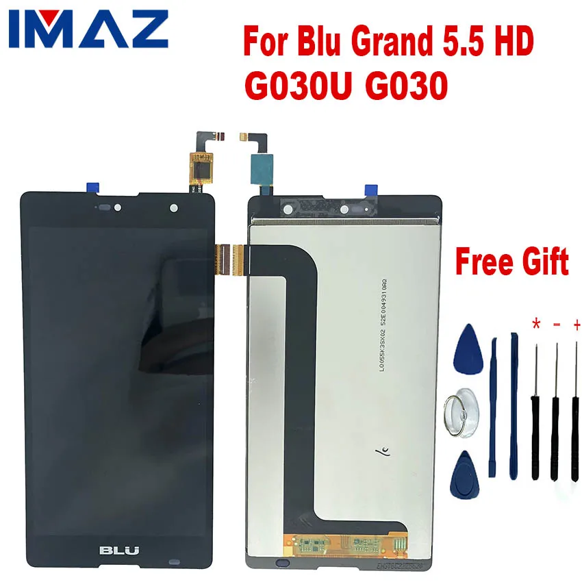IMAZ 100% Оригинальный ЖК дисплей 5 &quotдля BLU Grand HD G030U кодирующий преобразователь