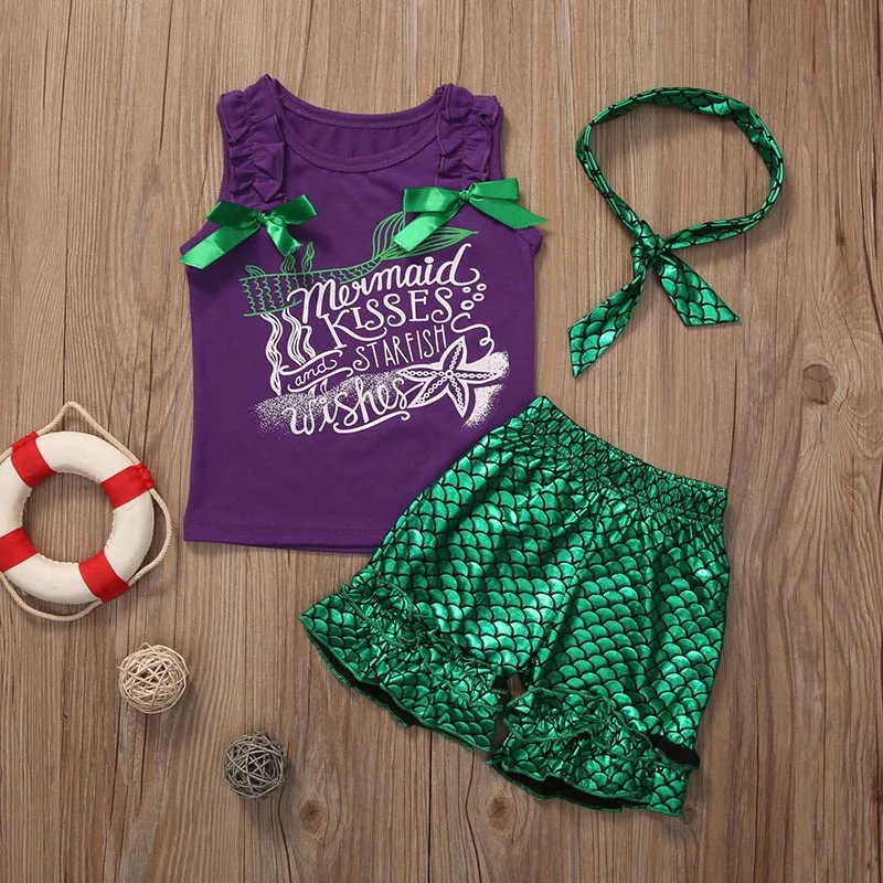 2017 2PCS New Cute Kids Baby Girls Sleeveless T shirt Pants Casual Baby