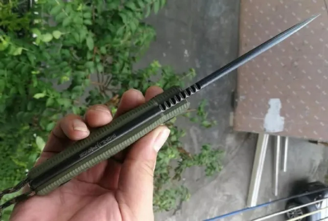 G10 Ручка Niolox стальное лезвие 61HRC K оболочка Высокое качество тактический EDC инструмент Открытый Отдых выживания разведка карманный нож