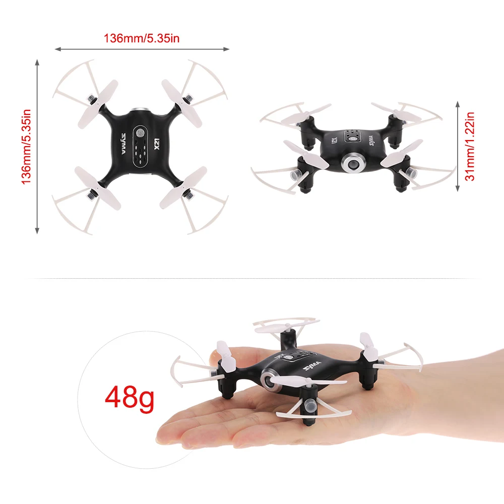 Syma X21W Wifi FPV 720P Camera Drone Barometer Set Height RC Drone Quadcopter Toys APP Phone Control With Battery Controller (3)