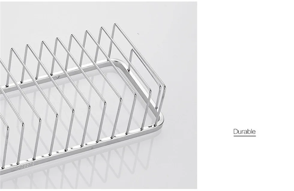 Настенная Корзина для ванной из нержавеющей стали 304, полка для хранения шампуня, мыла, etagere tipi repisa