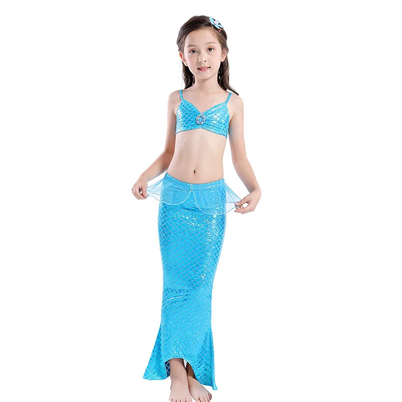 mermaid tail swimwear blue 4