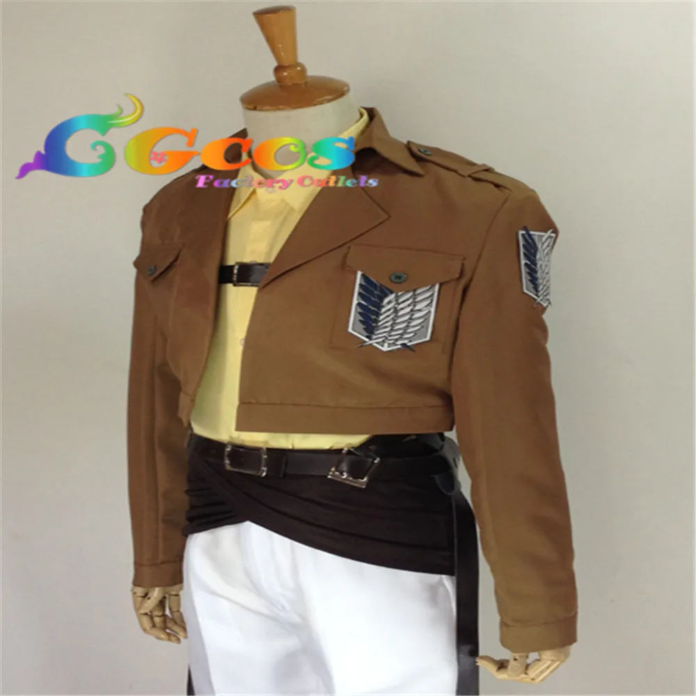 CGCOS Бесплатная доставка Косплей Костюм атака на Титанов Shingeki no Kyojin хандзи Зои
