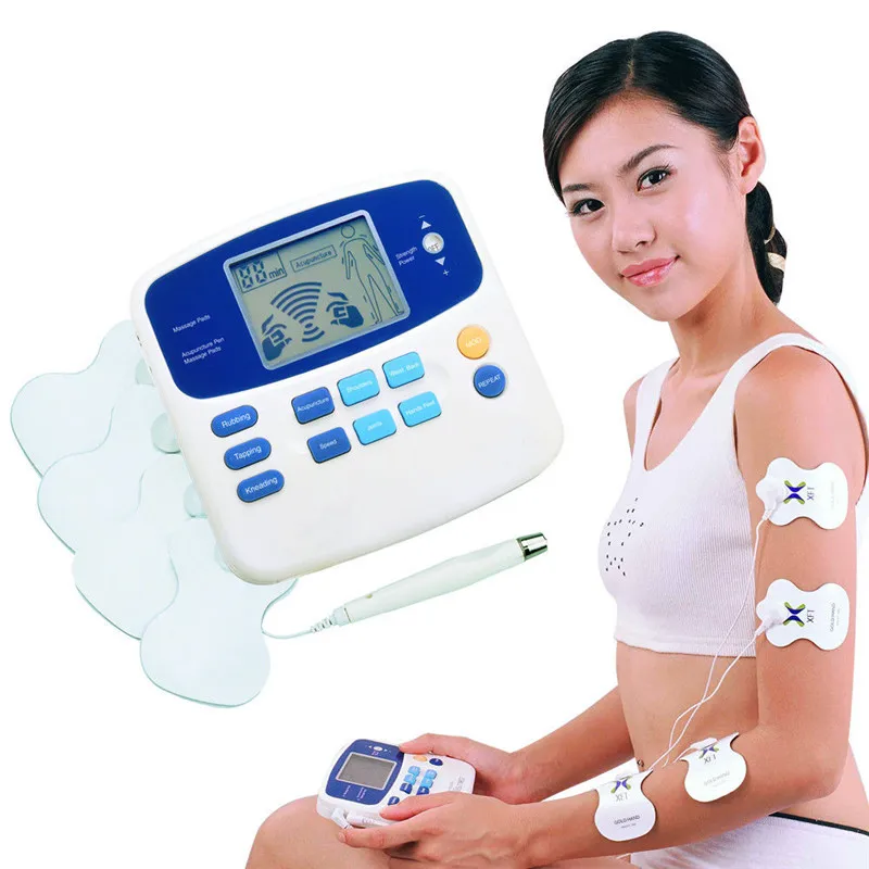  Dual Tens Machine Digital Low Frequency Therapeutic Electrical Muscle Stimulator Tens Massager With