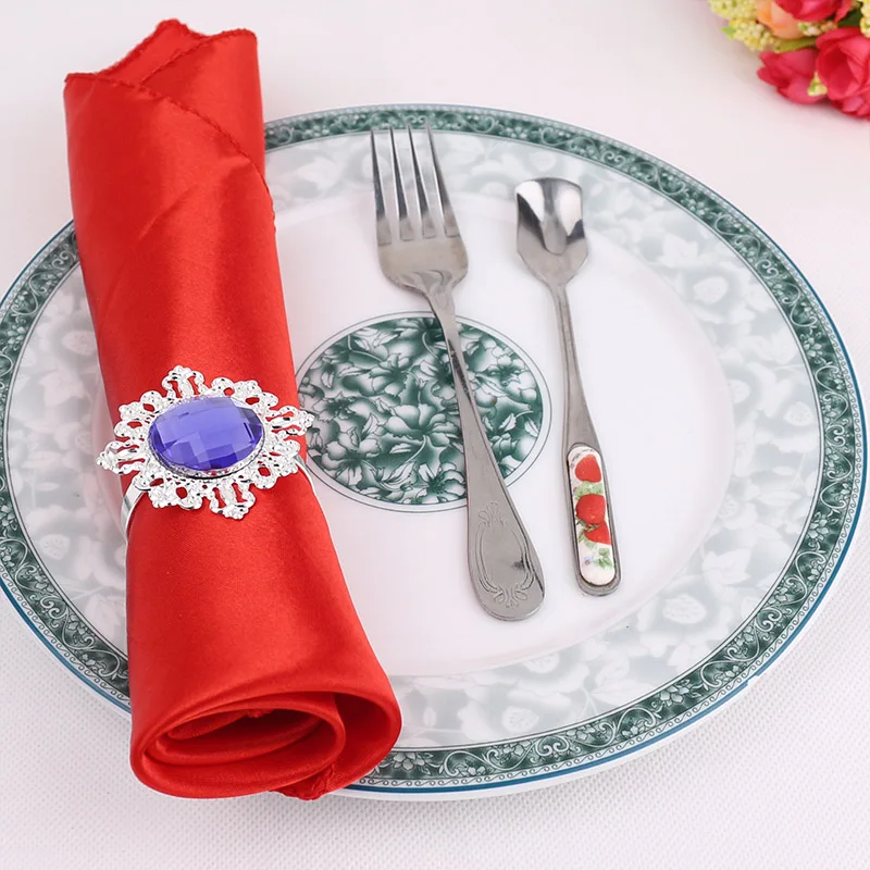 100Pcs Wedding Table Napkins High Quality 12" Square Pocket