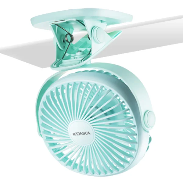 

2019 New KONKA KF - 08U100 Electric Mini USB Fan Silent USB Clip Style Desktop Fan