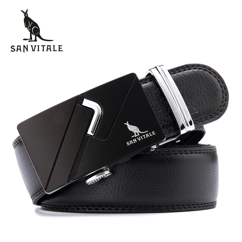 

Fashion designer leather strap male automatic buckle belts for men authentic girdle trend men's belts ceinture free shipping