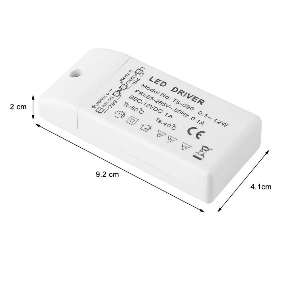 2018New светодиодный драйвер Питание адаптер трансформатор 220V 240V для MR16/MR11 12V лампы