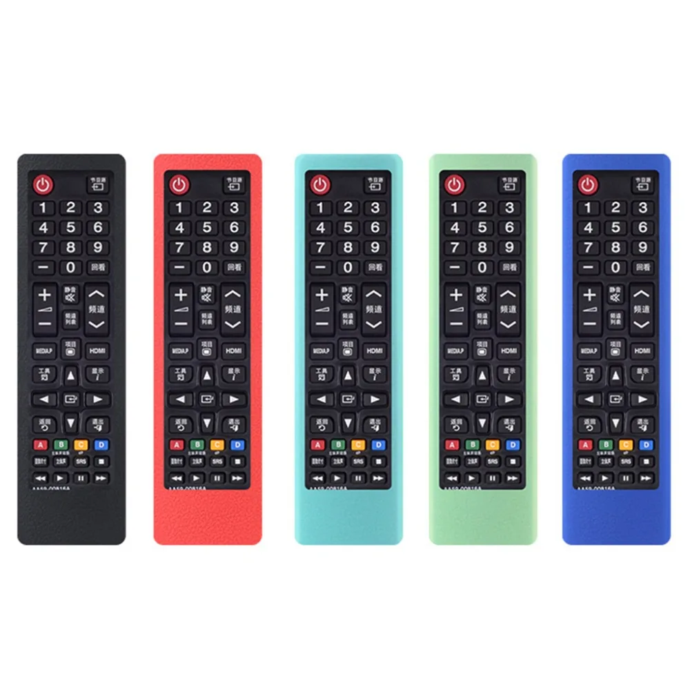 

Remote Control Case Controller Silicone Cover Shockproof Protector Washable Skin for Samsung AA59-00816A LED LCD 3D HD TV
