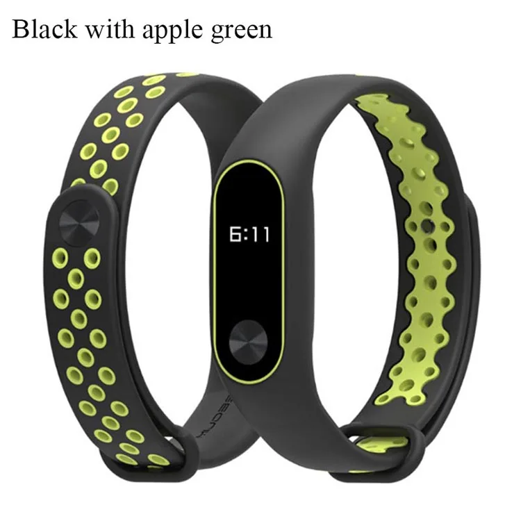 black with apple green