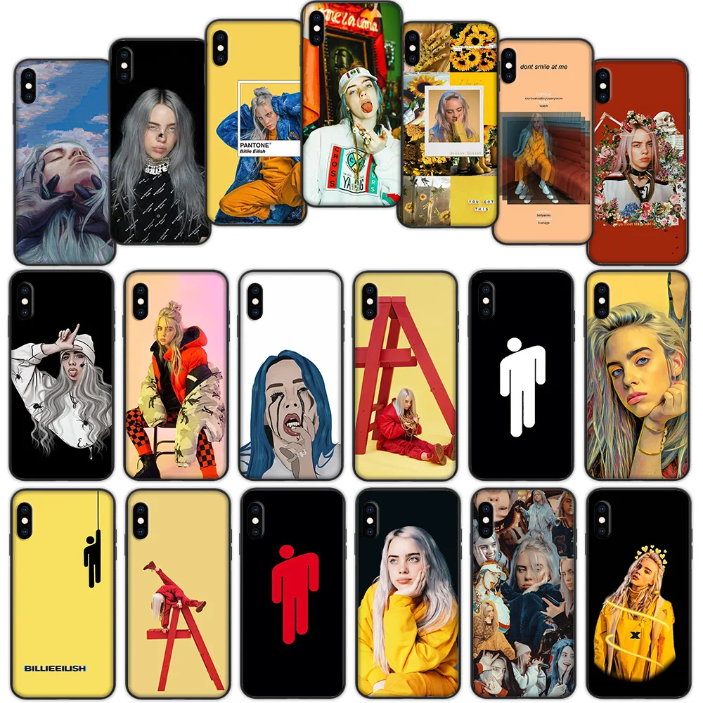 

Billie eilish rainbow Ocean Eyes Soft Cover Case for iPhone XS 11 Pro Max XR X 7 8 6 6S Plus
