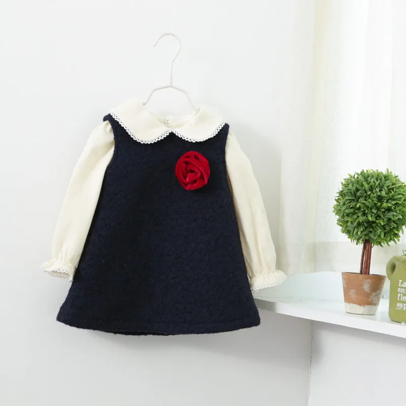 

Girls flowers sleeveless dress children in autumn and winter fashion cute pretty girls sundresses Kids