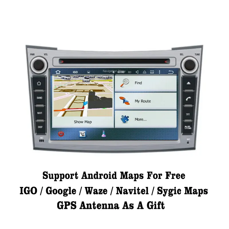 Cheap Liislee Android 7.1 2G RAM For Subaru Outback / Legacy  Car Radio Audio Video Multimedia DVD Player WIFI DVR GPS Navi Navigation 3