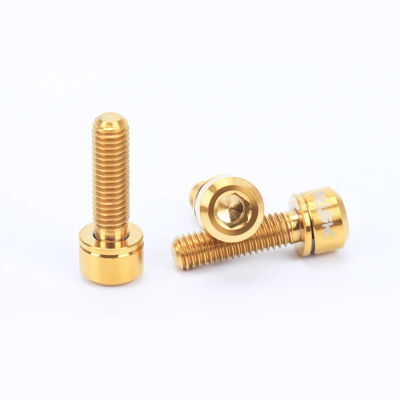 Титановые Ti болты с шайбой 6 шт. M5 * 20 мм/M5X18 мм|ultralight stem|stem screwscrew stem |