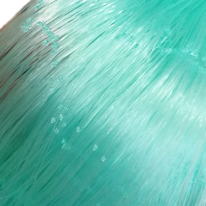 0.2mm-0.3mm Quality green thick semi-finished fishing nets sticky nets monofilament nylon net gill net rede de Fishing supplies 