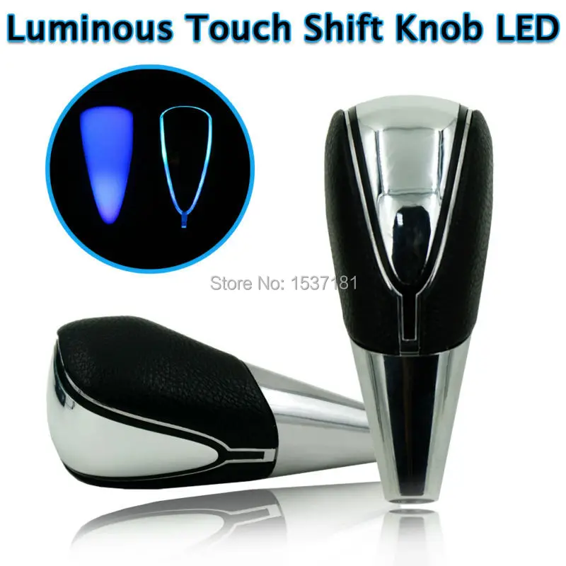 1pcs High Brightness Led Shift Knob Blue Magic Lamp Breathing Luminous