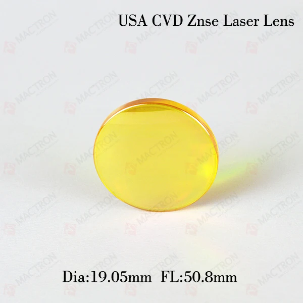 

USA 19.05mm CVD Import ZnSe And CO2 Laser Focus Lens, Focusing Length 50.8mm