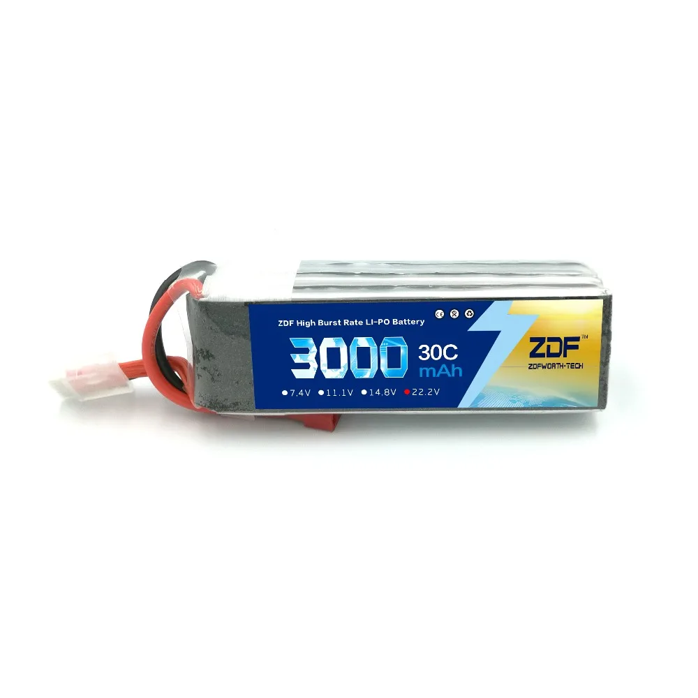 ZDF Lipo батарея 6S 22 2 V 3000mAh 35C вертолет T Deans XT60 XT90 EC5 TRX для Hubsan H501s FPV Самолет Дрон лодка