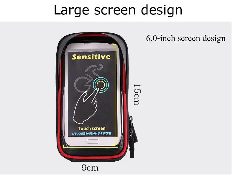 Держатель для телефона на велосипед, подставка для мобильного телефона для iPhone 6S 7 8 plus, samsung S9, смартфон suporte celular carro, водонепроницаемый чехол
