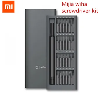 

Original Xiaomi xiomi Mijia Wiha Daily Use Screw Kit 24 Precision Magnetic Bits Alluminum Box Screw Driver xiaomi smart home Kit