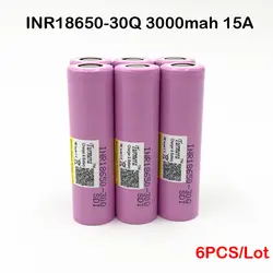 18650 мод батареи коробка inr18650 30q для 3000 мАч inr18650 30q 30q 18650 работает аккумуляторная батарея