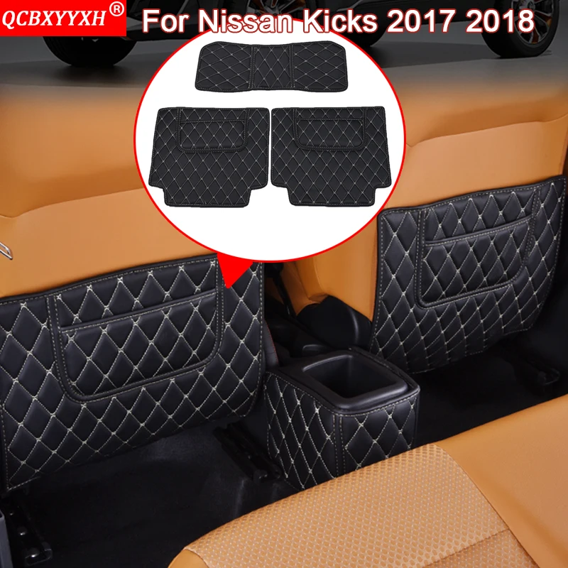 

QCBXYYXH Car Styling Auto Interior Seat Protector Side Edge Protection Pad Car Sticker Anti-kick Mats For Nissan Kicks 2017 2018