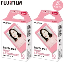 Fujifilm Instax Mini 8 9 фильм розовый лимонад Fuji мгновенный Фотобумага 20 листов для 70 7 s 50 s 50i 90 25 поделиться SP-1 2 Камера