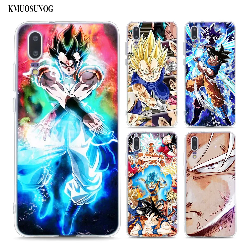 

Transparent Soft Silicone Phone Case dragon ball Ultra Instinct Vegeta for huawei P Smart Nova 3 3i P20 P10 P9 P8 Lite 2017 Pro